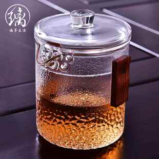 耐高温玻璃泡茶壶花茶红茶壶过滤功夫茶具便携家用泡茶器 加厚日式