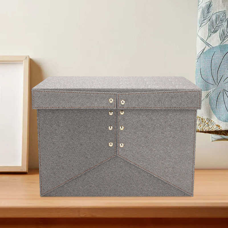 皮质收纳整理箱大中小号储物箱衣柜衣帽间样板间装饰收纳盒摆件,家居饰品,木雕,淘宝优惠券,粉丝福利购,淘宝优惠卷