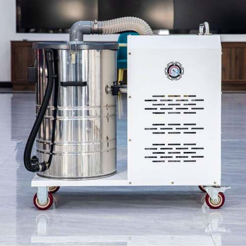 移动式工业吸尘器30L不锈钢吸尘器圆桶式高压吸尘器