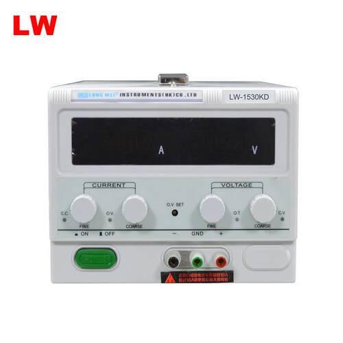 龙威LW1530KD可调直流稳压开关电源15V30A电镀测试老化电源高压