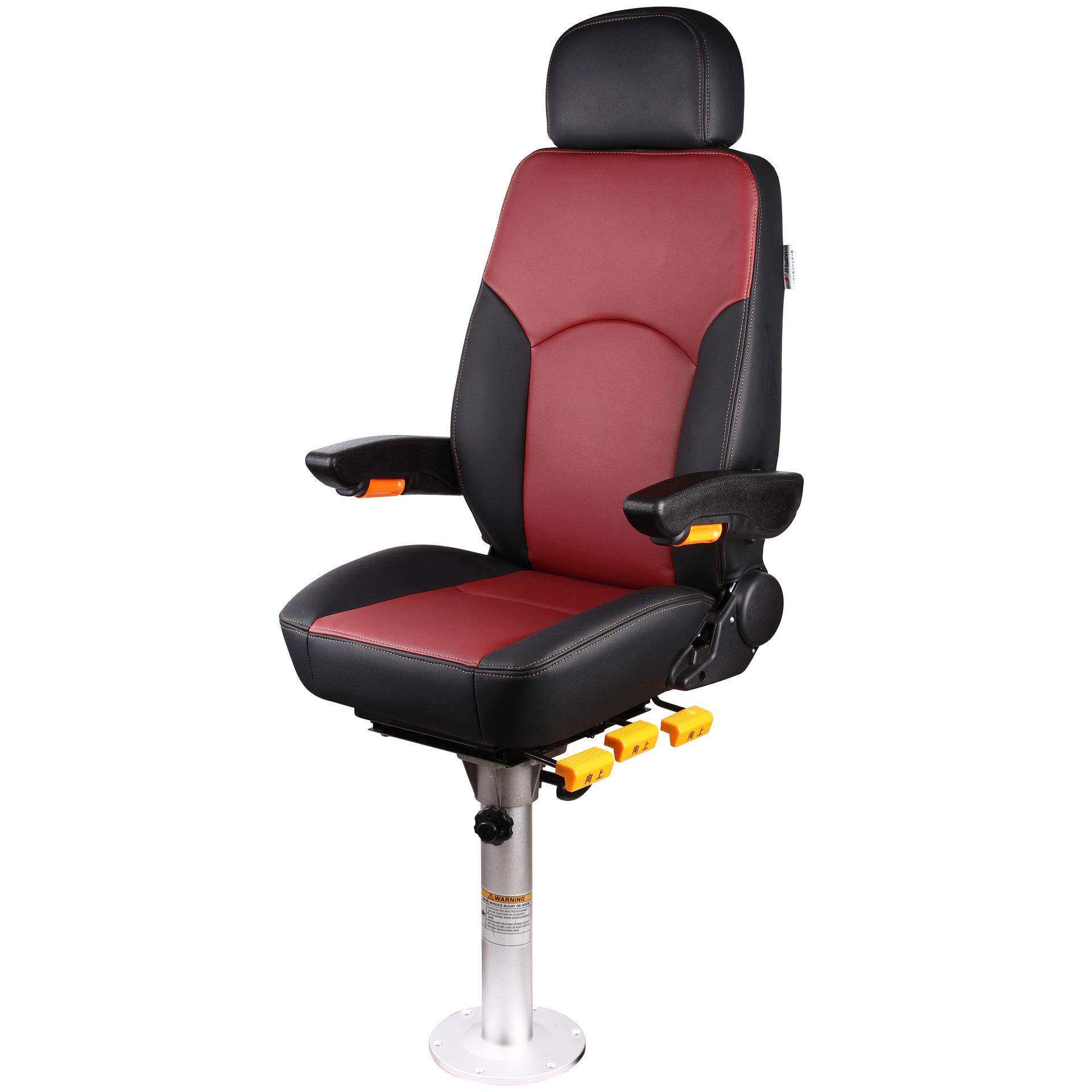 CA38塔机模拟设备坐椅渔船玻璃钢铝合金游艇船舶驾驶员船用座椅