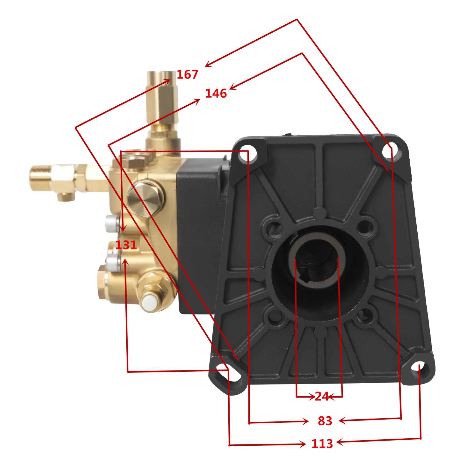 汽油泵泵汽机高压柱塞清洗泵喷雾泵高压清洗造雾机泵头DXL机柴油