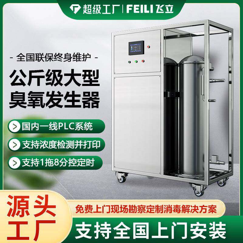 飞立公斤级臭氧设备1~5kg产量制药厂养殖废水处理大型臭氧发生器