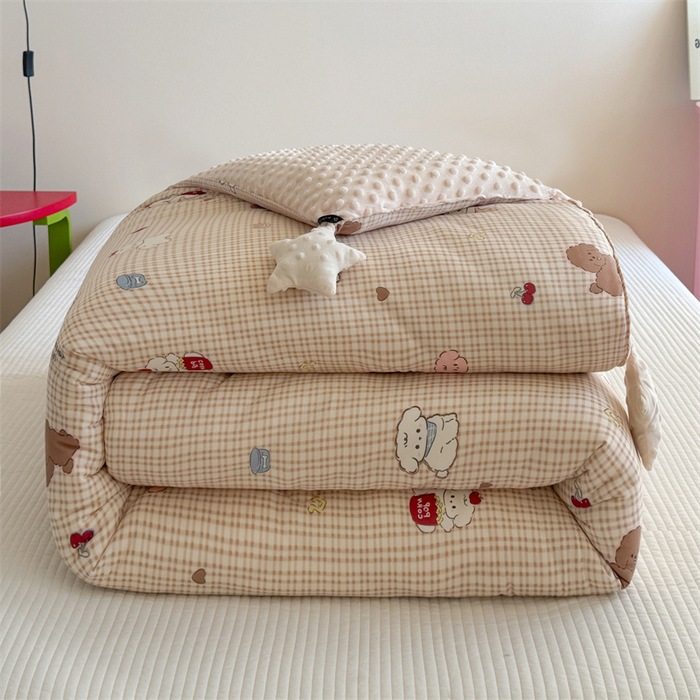 A类卡通针织棉大豆纤维被子棉被芯豆豆被宿舍学生暖春秋冬被,床上用品,化纤被,淘宝优惠券,粉丝福利购,淘宝优惠卷