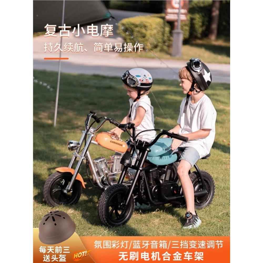 暴风骑士儿童电动摩托车小孩电动车宝宝大号三轮充电玩具遥控童车