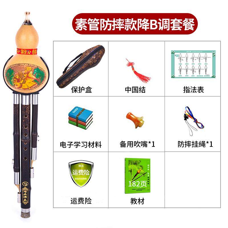 正品生紫竹防摔葫芦丝器学者成人儿童学专业演奏型乐C调 降初BGF,乐器/吉他/钢琴/配件,葫芦丝,淘宝优惠券,粉丝福利购,淘宝优惠卷