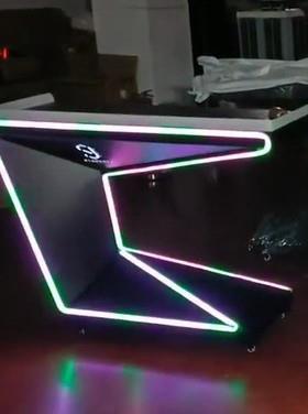 酒台吧夜店DJ打碟机LED动52742移亚克力升降台音调响音机控台