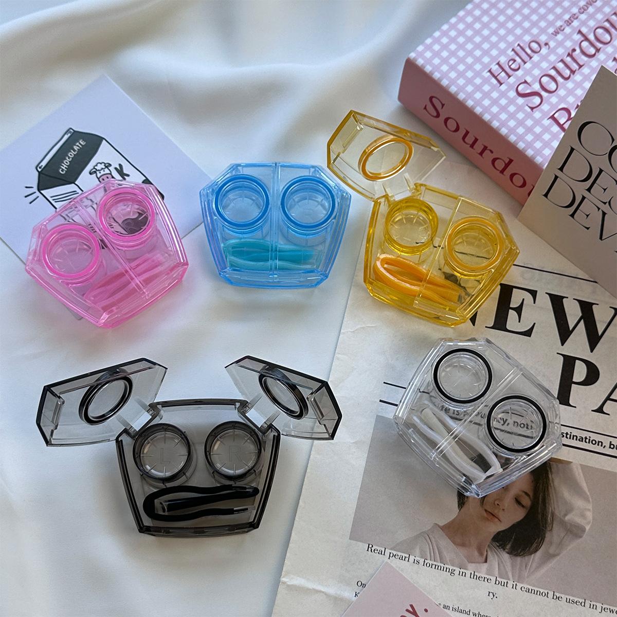 隐形眼镜伴侣高级剪刀翻盖眼镜袋