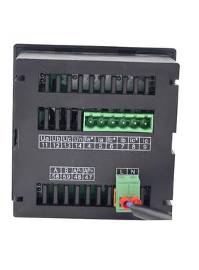 指HDA明集团三相显数多功能电力仪表ZM-3AA三相流电表LED液晶RS48