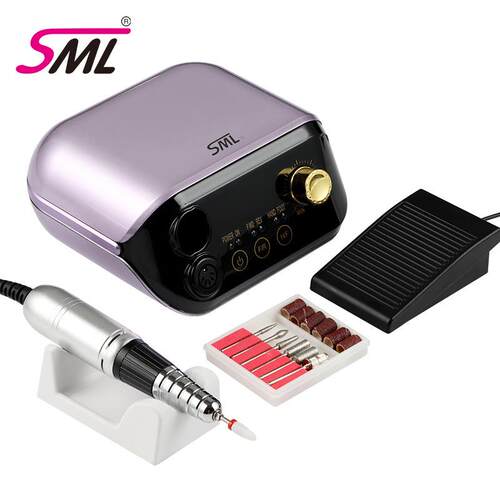 SMLM1厂家直销打磨机65W美甲抛光卸甲送脚踏板打磨器现货