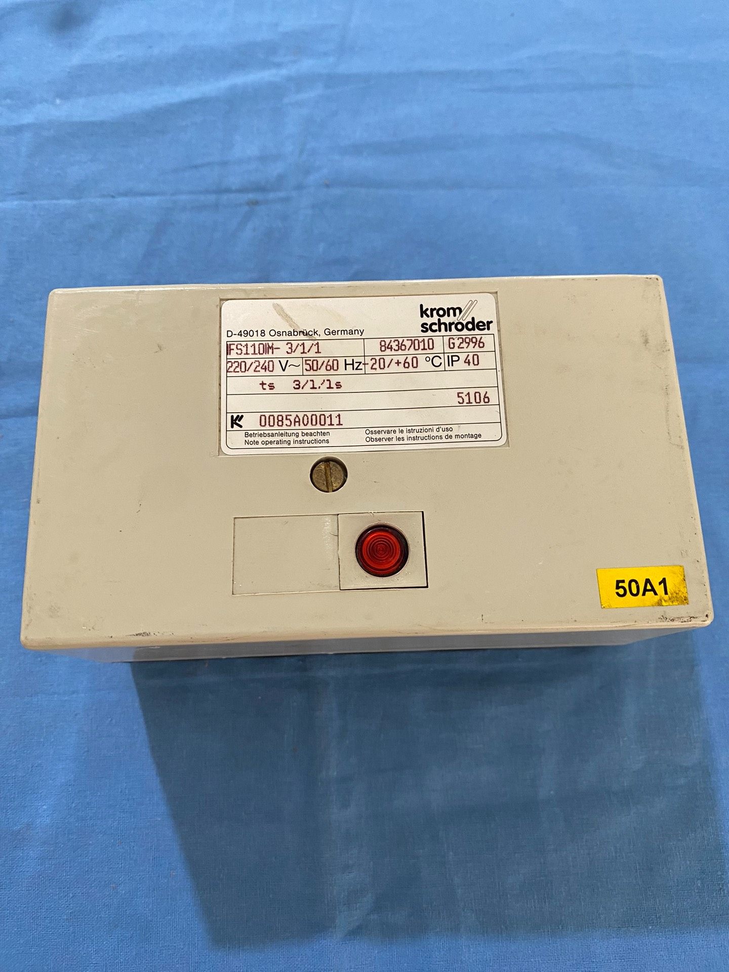 Krom/schroder霍科德 控制器IFS110M-3/