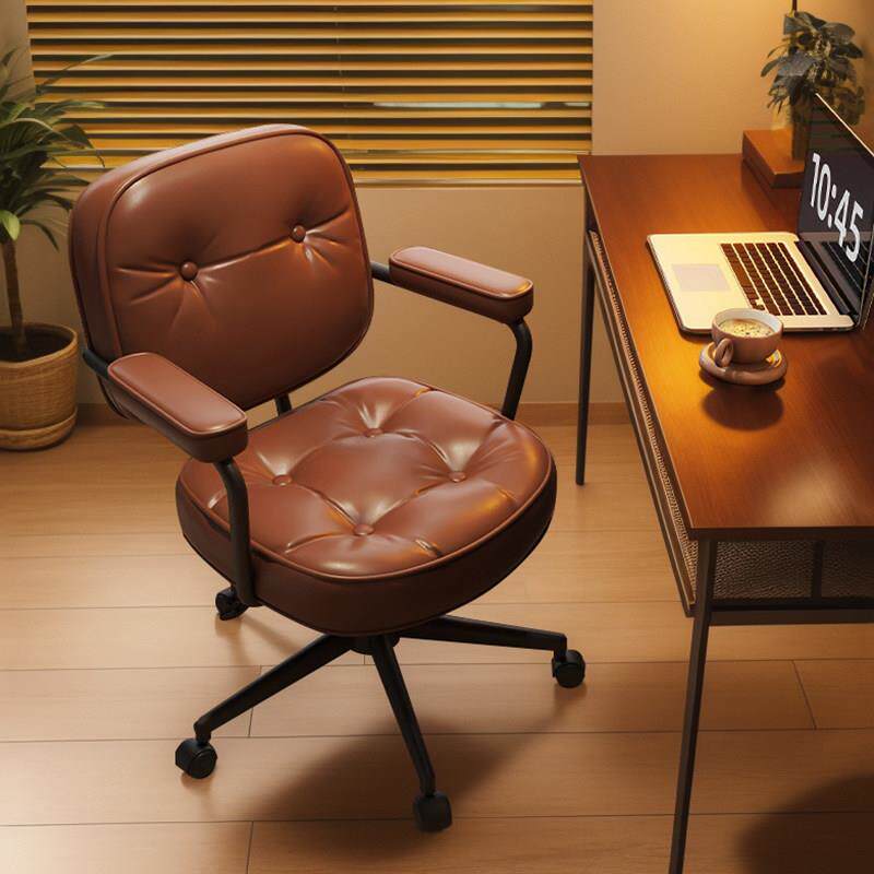 电脑椅家用舒适久坐女生卧室化妆椅可升降旋转人体工学靠背椅子