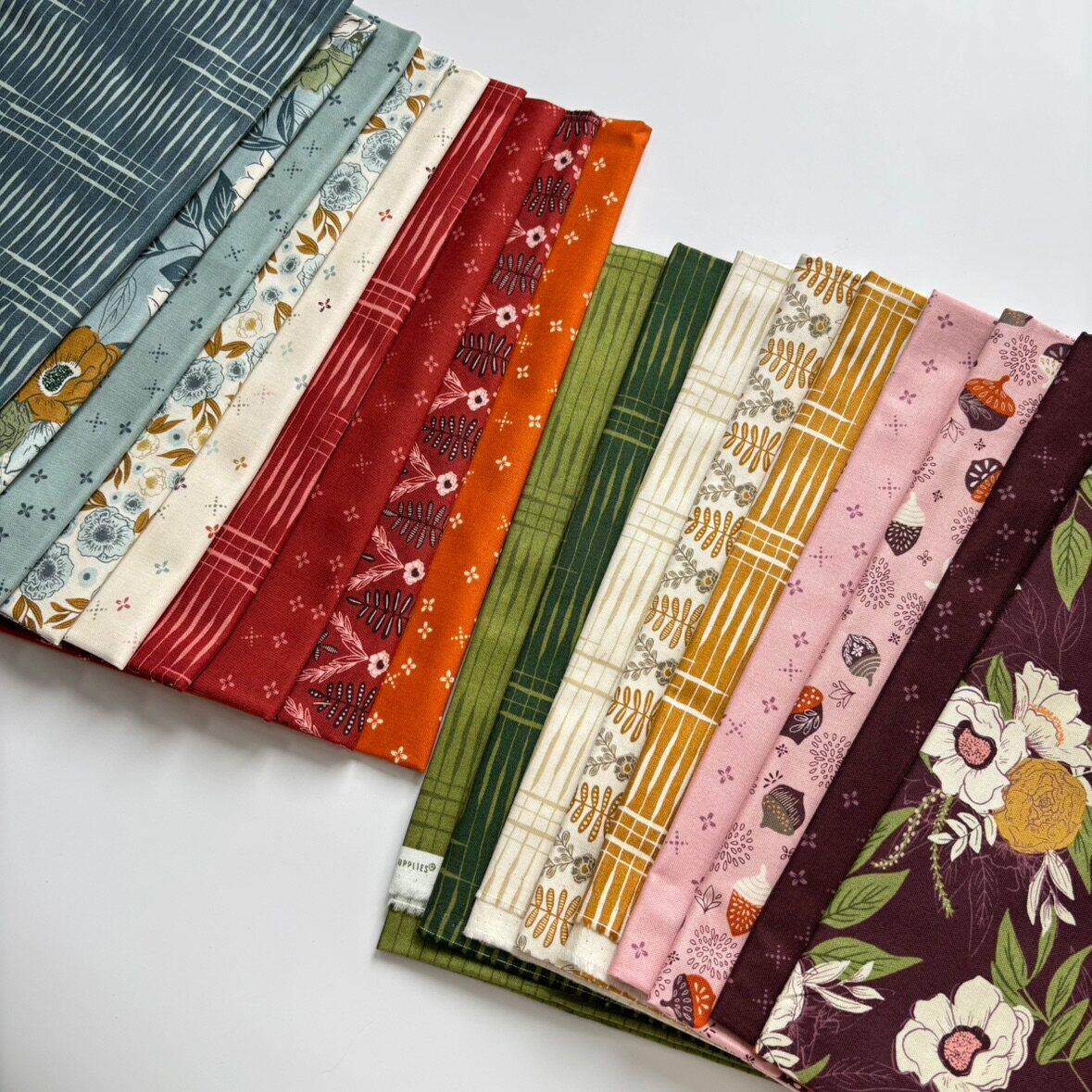 d1复古橡果moda进口手工拼布组diy纯棉面布料壁饰口金包娃衣服