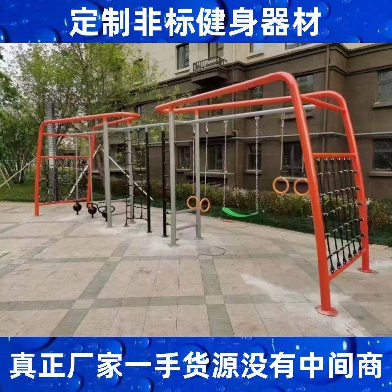 室内外非标健身器材攀爬架吊环娱乐设备公园小区体能训练设施器材