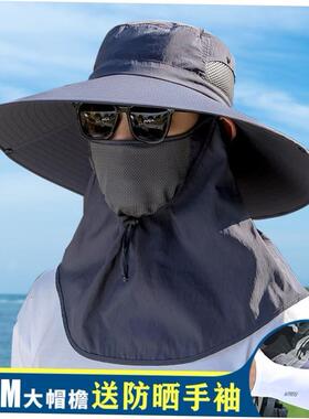 hat mens summer sun hat outdoor uv fishing fisherman