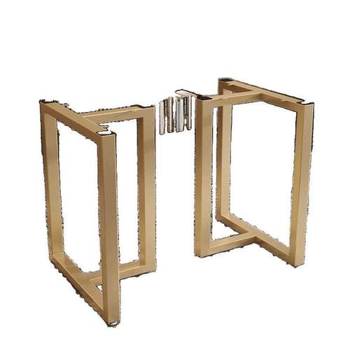 铁艺桌腿大板桌吧台支脚架办公51050会议盯作架桌加茶厚书桌餐桌