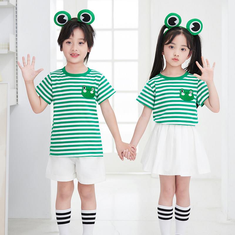 六一儿童小青蛙表演服幼儿园小跳蛙舞蹈服小学生卡通动物演出服装