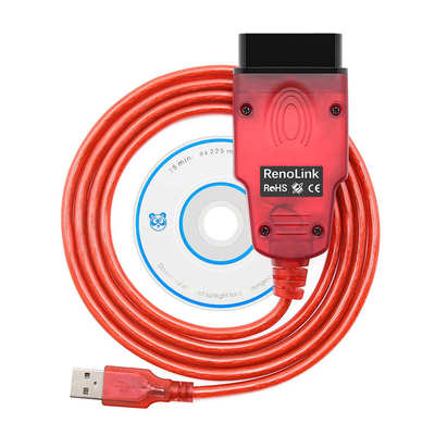 Renolink V2.10 OBD2 Renault ECU Programmer车载 ECM编程诊断线