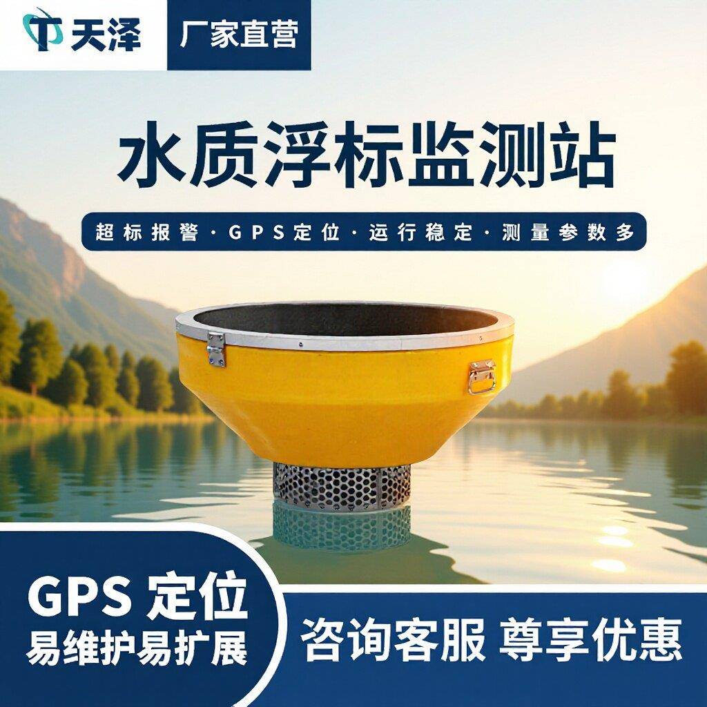 浮标水质监测站多参数自动浮标式水质监测设备河道水质在线监测仪