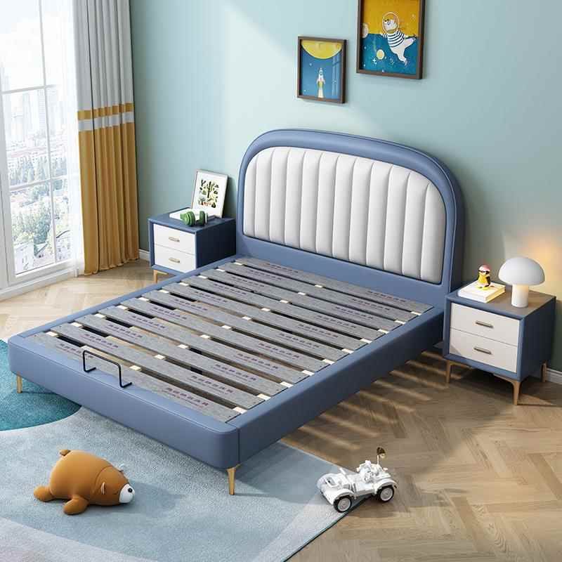 儿童现床代约女孩公主人床1JND.5米单床轻奢软包1.简2米男孩床皮