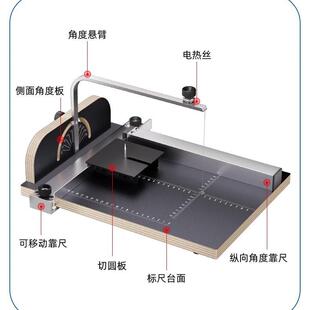 丝沫切OKI割机电热航度模切割低密珍珠棉圆形锥形异形热切泡机