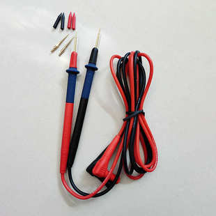 可换头万用表特尖表笔线万能表细尖硅胶软线表笔20a表针测试线