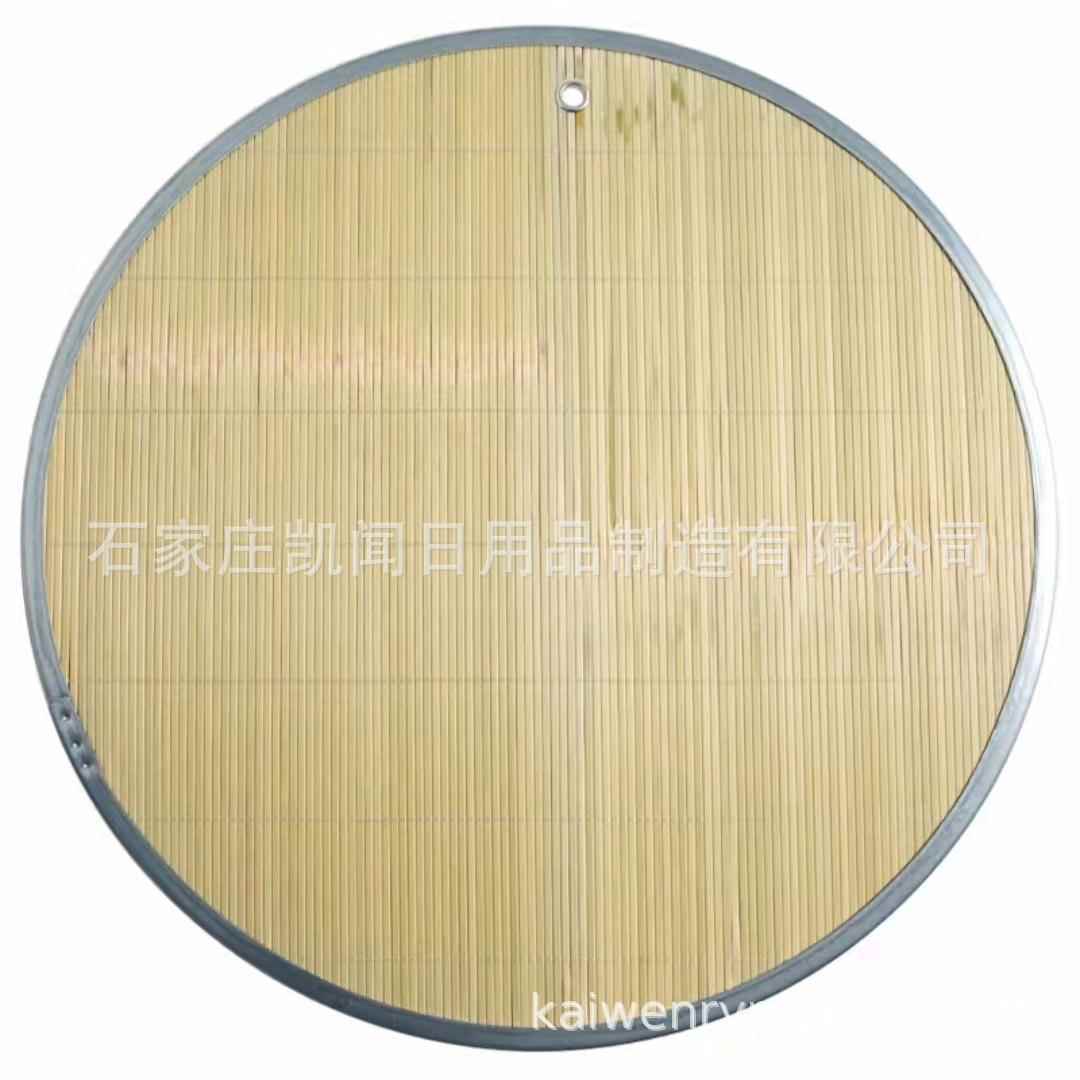 新款竹制饺子帘家用水饺垫双面可用圆形摆饺子的盖帘放饺子的托盘