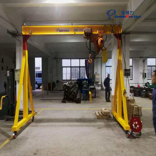 苏州简易小型龙门架起重机 可移动 可升降 500KG 0.5T 1T 龙门吊