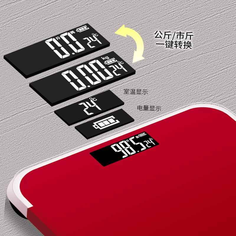 尺2025新用款odn01大寸精准电子秤家体重体脂计秤称体重的高精度