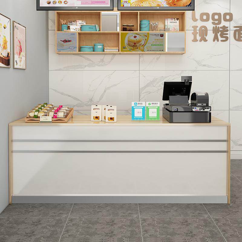 奶茶店餐饮饭店服装店超市便利店铺收银柜台接待台前台柜台商用吧