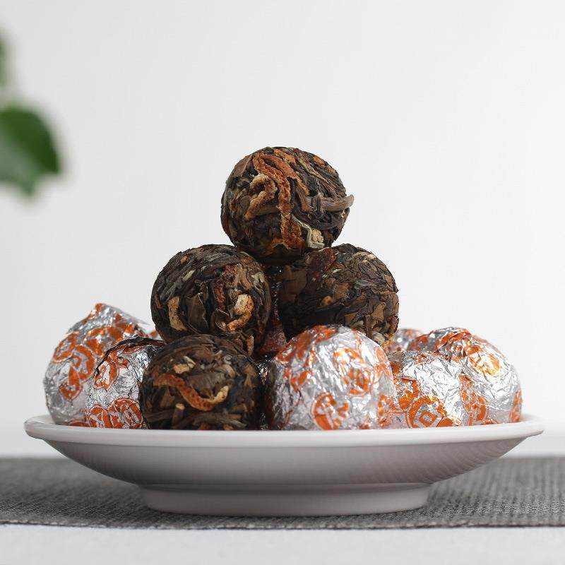 云南茶叶 高山日晒 陈皮白茶 手工龙珠茶 500克散装,茶,特色产区黑茶,淘宝优惠券,粉丝福利购,淘宝优惠卷