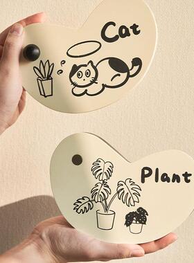 莫语 心形心情牌 插画设计桌面创意摆件礼物 家居饰品送闺蜜礼品