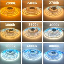 优选12v准色温灯带3500k高亮2000k4000k5000k6000k贴片自粘led软