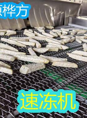 旺源猪肉包速冻机面食隧道式冷冻设备豆沙包奶黄包单冻机