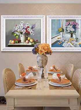 餐厅装饰画歺厅桌饭厅T561墙果装饰壁画餐现代简面约厨房水油画挂