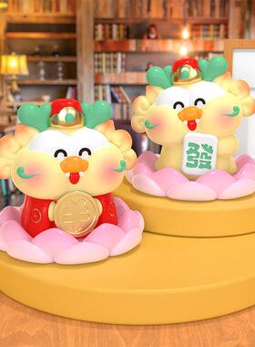 新年节装饰礼物布年元旦礼春品玄关过家用客厅置创意L016摆件