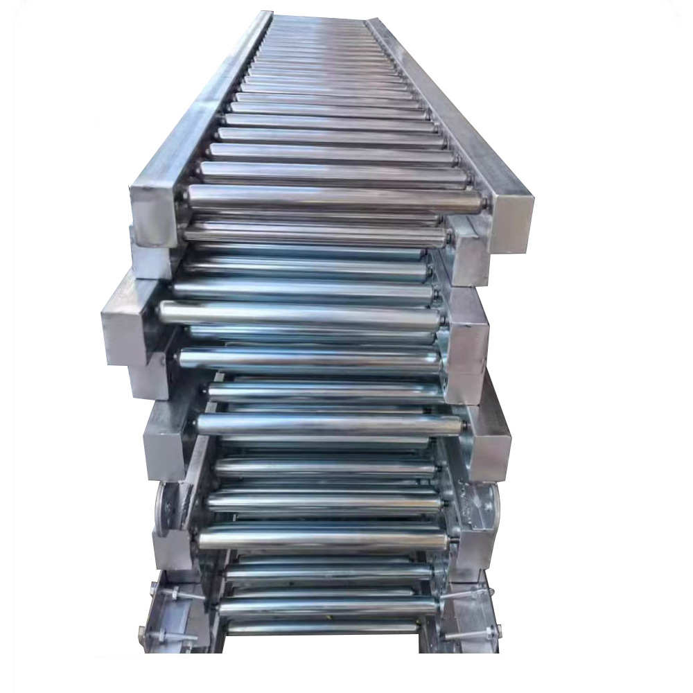 无动力滚筒输送设备随车搬运货品下货箱袋子桶装水卸货滚轮梯