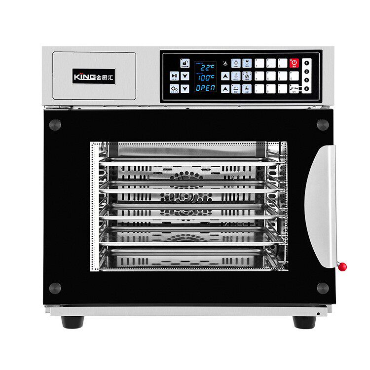 蒸烤一体多功能5盘大容量蒸汽烤箱一体机电热万能商用蒸烤箱