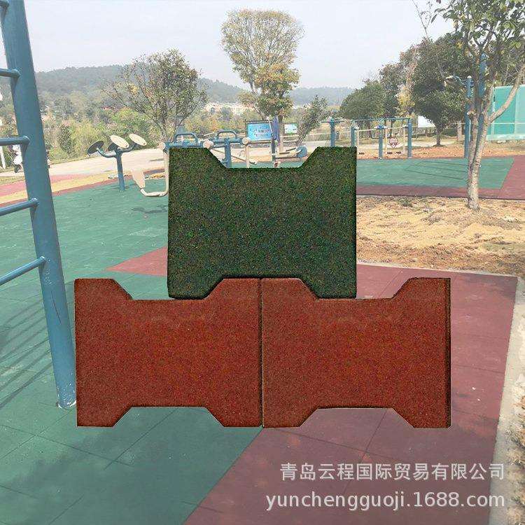 幼儿园橡胶地垫操场室外地胶塑胶地板塑胶跑道小区地胶板户外地垫