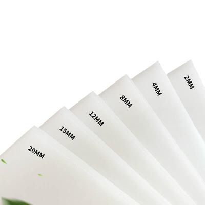 白色PP塑料板硬胶板PE板尼龙板pp板材235102050mm加工