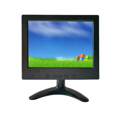MKU厂家8寸触摸显示器VGA HDMI AV视频监视器电阻电容触摸屏
