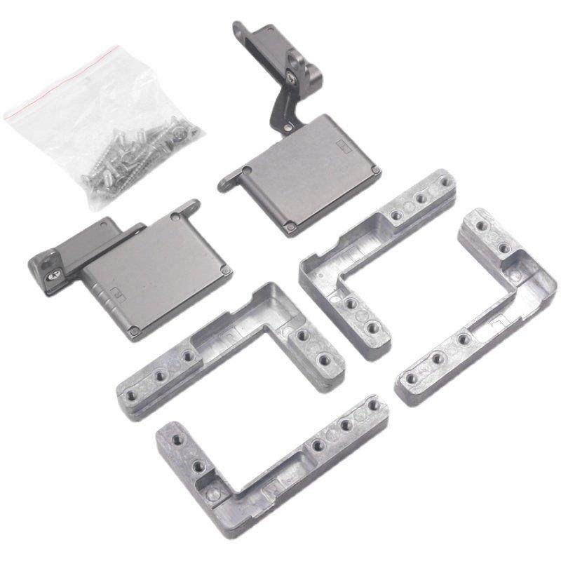 重型天地铰炼三维衣橱柜门铝框门通用隐形合页阻尼缓冲上下门铰炼,基础建材,铰链,淘宝优惠券,粉丝福利购,淘宝优惠卷