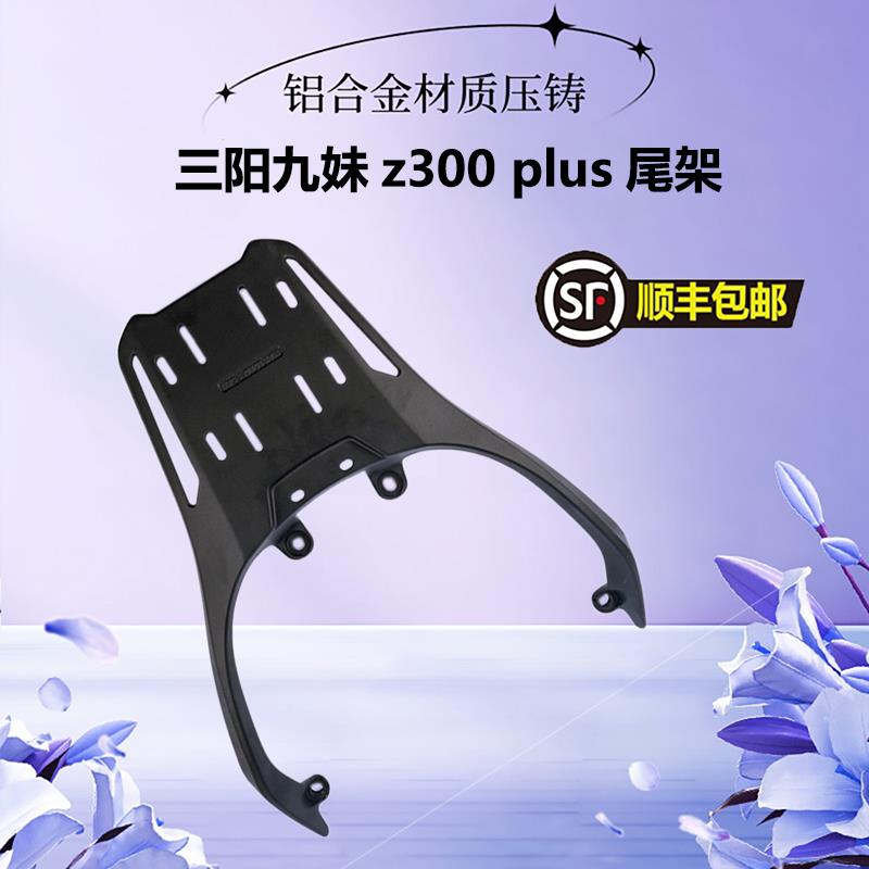 适用sym三阳巡弋九妹z300尾架plus后货架哈士奇300尾箱铝合金尾翼