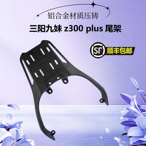 适用sym三阳巡弋九妹z300尾架plus后货架哈士奇300尾箱铝合金尾翼
