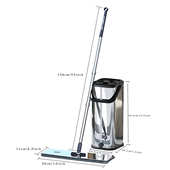 家用拖地手把桶刮免平板款 加厚拖把洗刮拖懒人拖把净