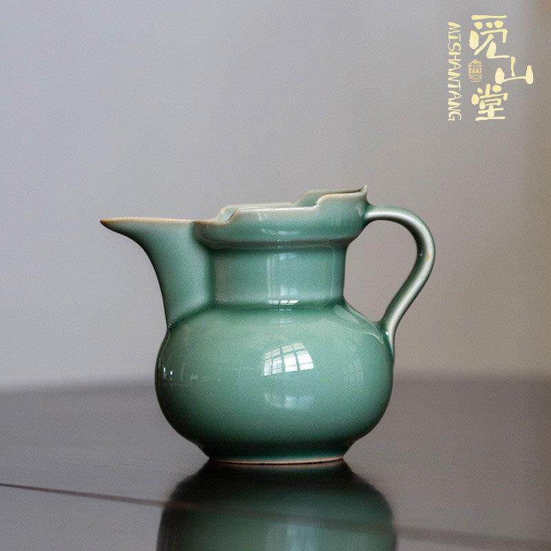 越窑青瓷茶海公道杯陶瓷分茶器匀杯家用功夫茶具茶杯茶道零配件