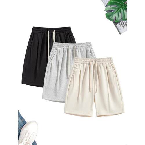 Y 88068 Ice Silk Loose Men's Shorts 冰丝宽松士五分裤