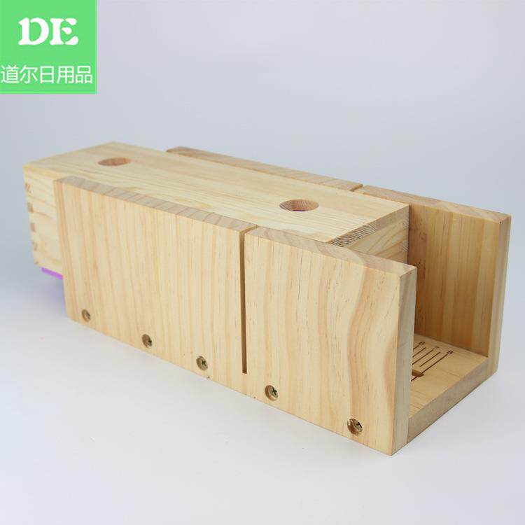 1.2kg土司木盒切皂器套装手工皂模具套餐带刻度跟切槽