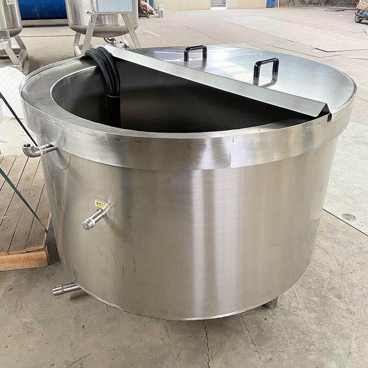 带锅盖篦子煮肉锅 300L升电加热夹层锅 大型煮肉锅 整机不锈钢质