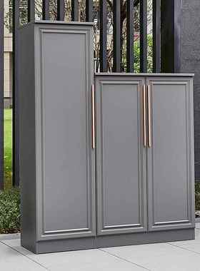 金属铝合金室阳台防防柜晒杂物储物柜户外收纳花园外工具水家LOZ